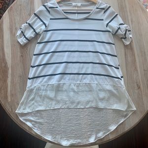 Anthropologie Lili’s Closet Striped T Shirt